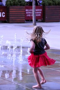Water jets basin fountain