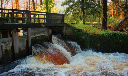 Nature water waterfall
