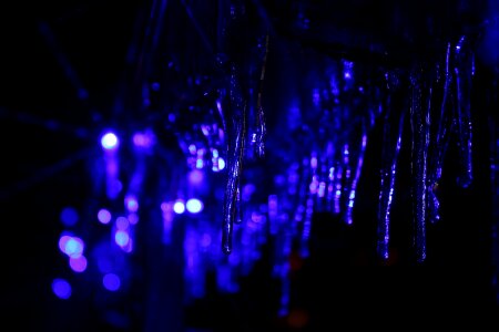 Icicle frost christmas