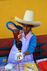 Honey cheese countrywoman