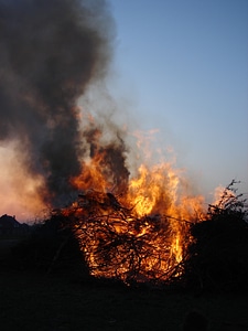 Burn firelight heat