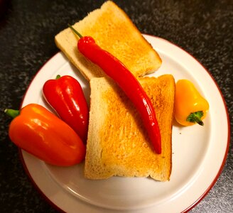 Paprika yellow red