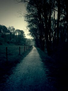 Threatening nature landscape
