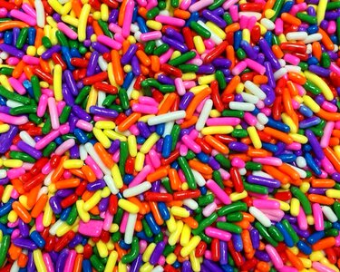 Colorful sugar photo