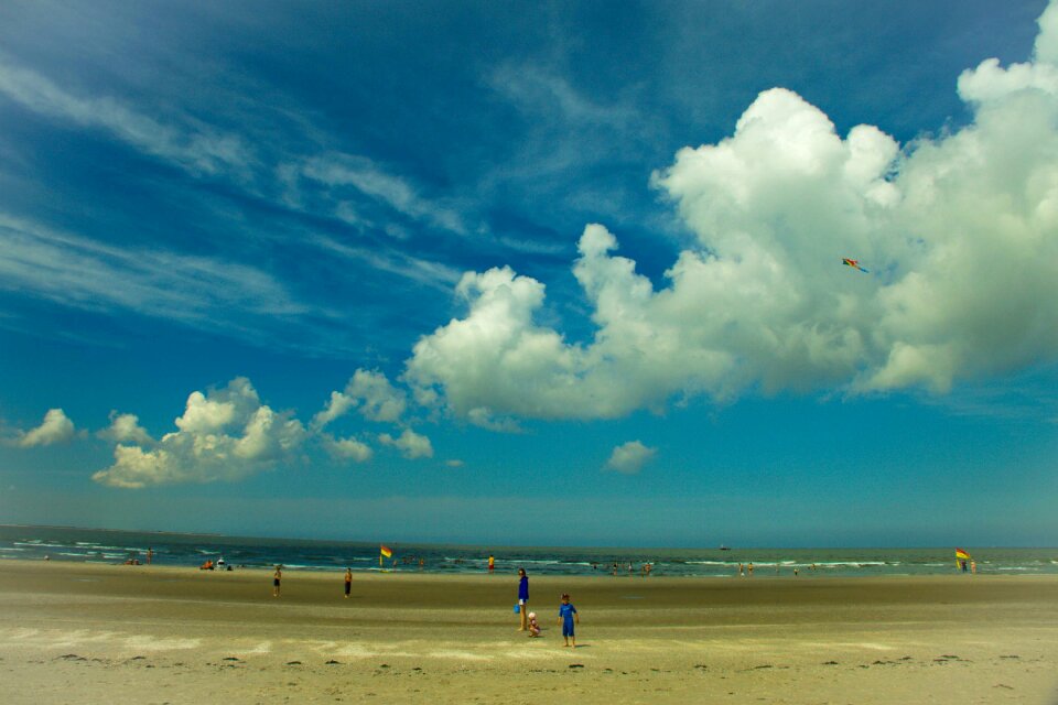 Water summer sky