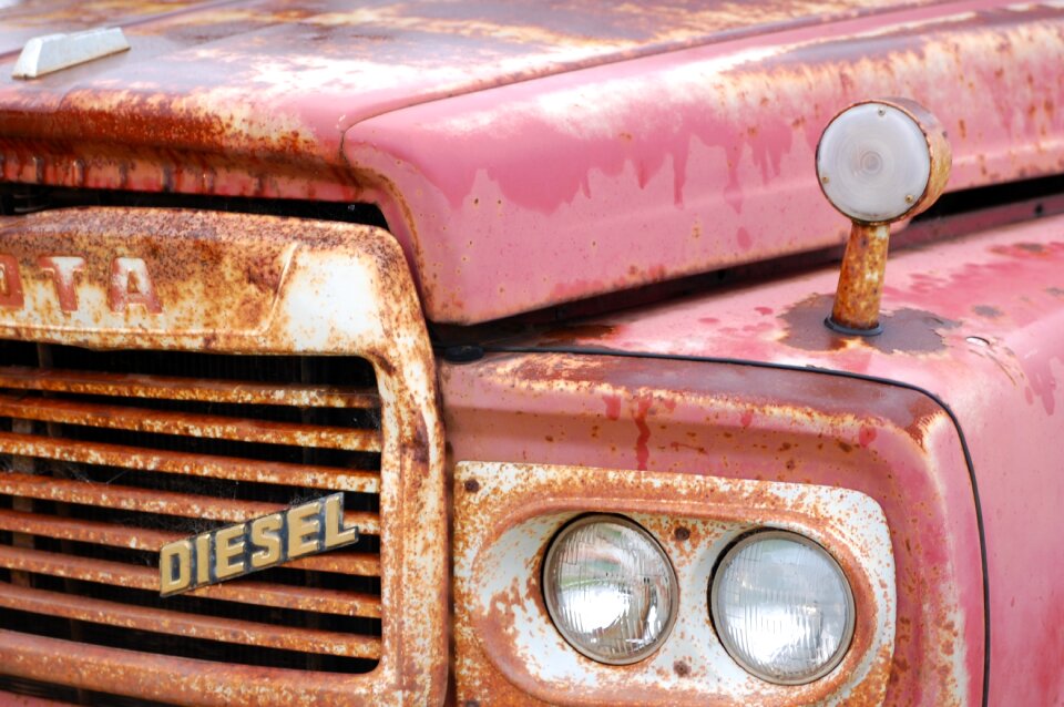 Toyota classic car rust