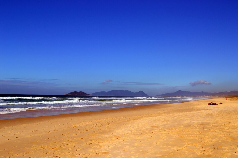Orla blue sky litoral