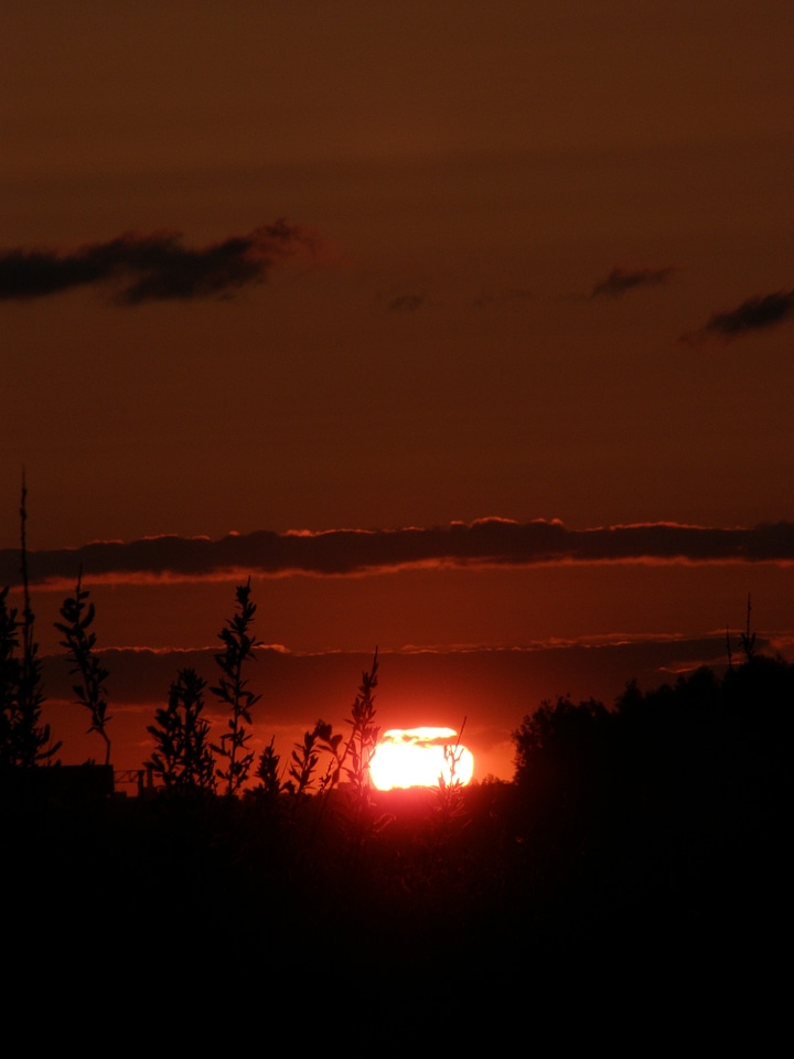 Sun landscape outdoor