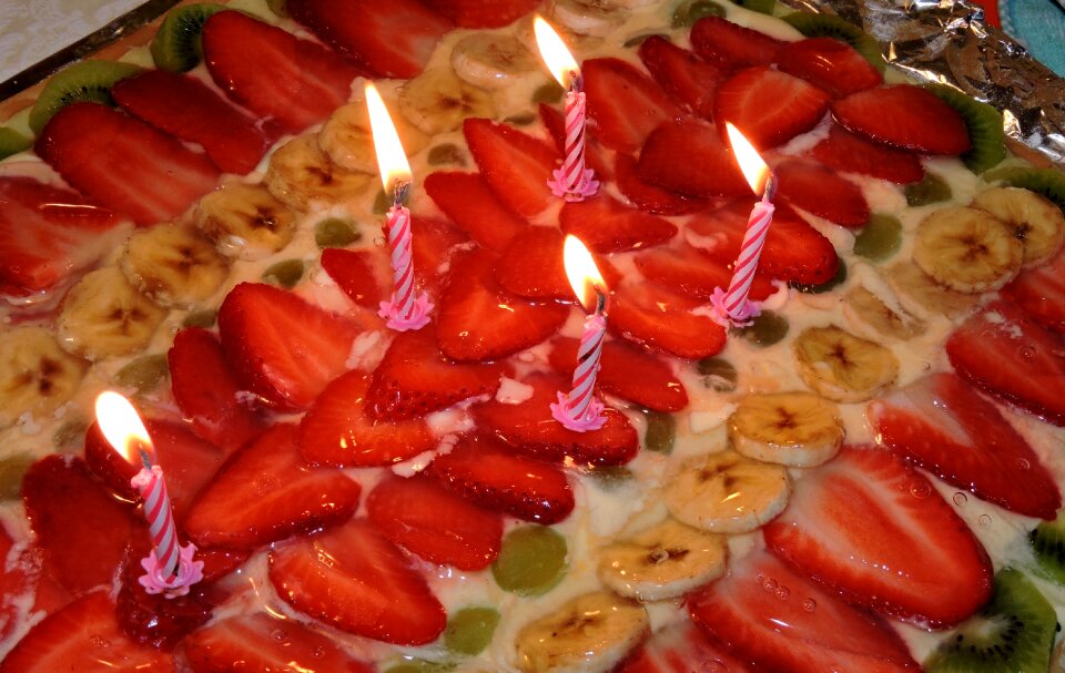 Birthday sweet banana