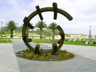 Sculpture iron san ciprian lugo