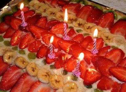 Birthday sweet banana