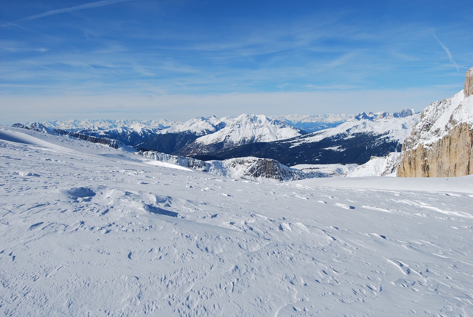 Dome winter landscape