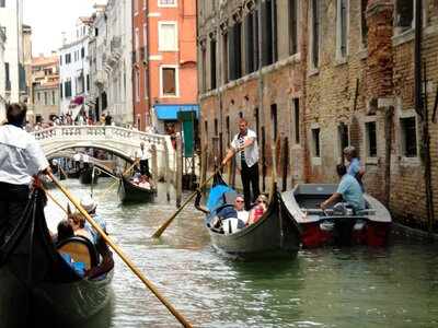 Canal romantic tourism photo