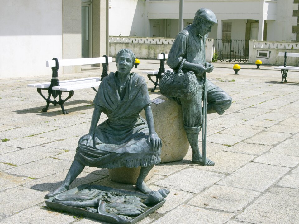 Statue bronze san ciprian lugo