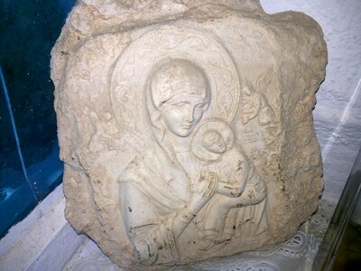 Statue handmade stone figure