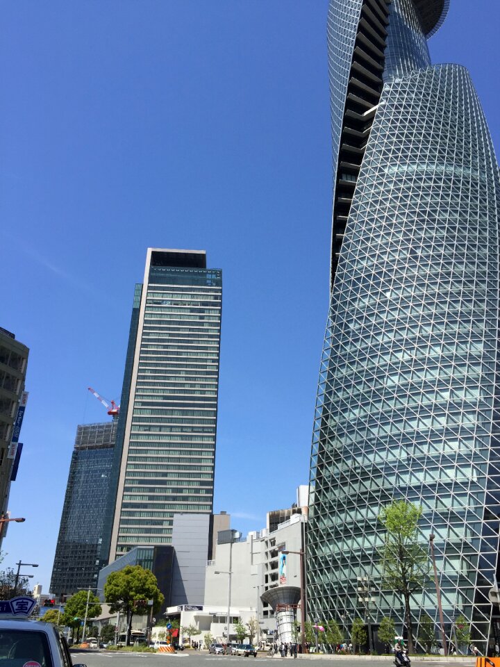Name station before high rise building nagoya station skyscrapers