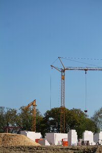 Shell construction work baukran