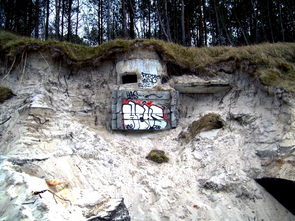 Old graffiti at the baltic sea