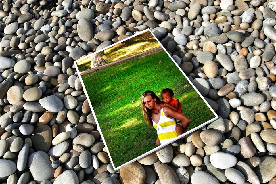 Picture dropped ground