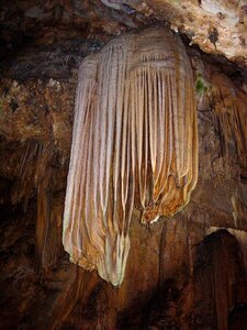 Cave nature stalactite photo