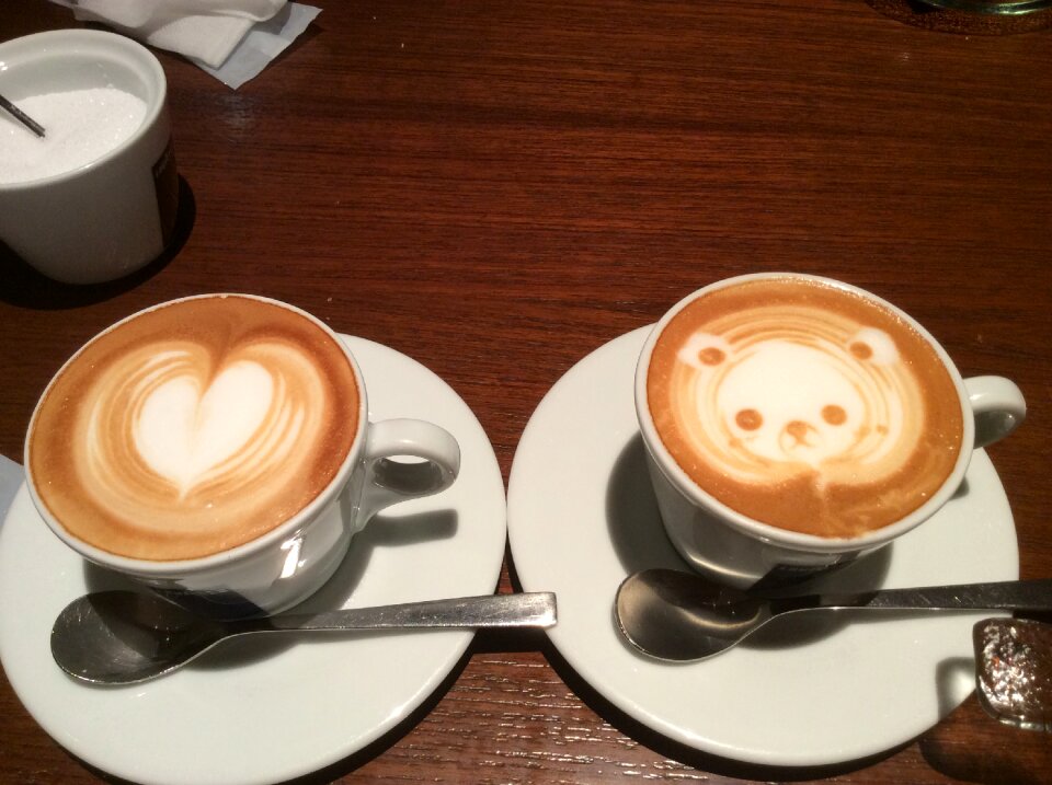 Drink latte beverage