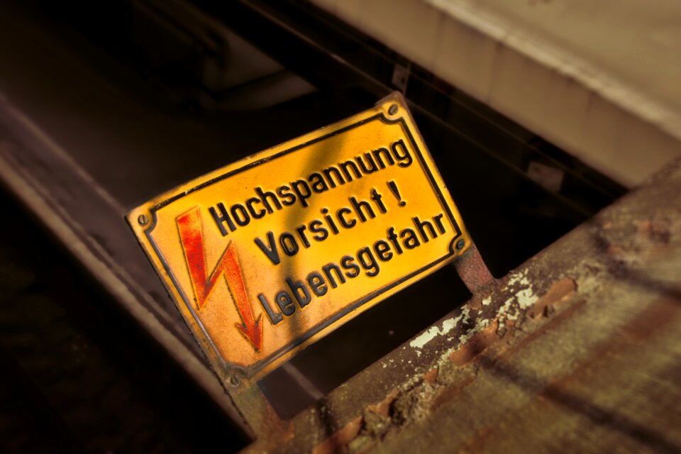 Shield dangerous street sign