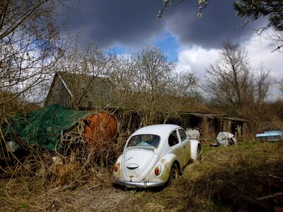 Junkyard rust vw photo