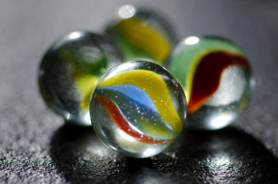 Surface transparent shiny