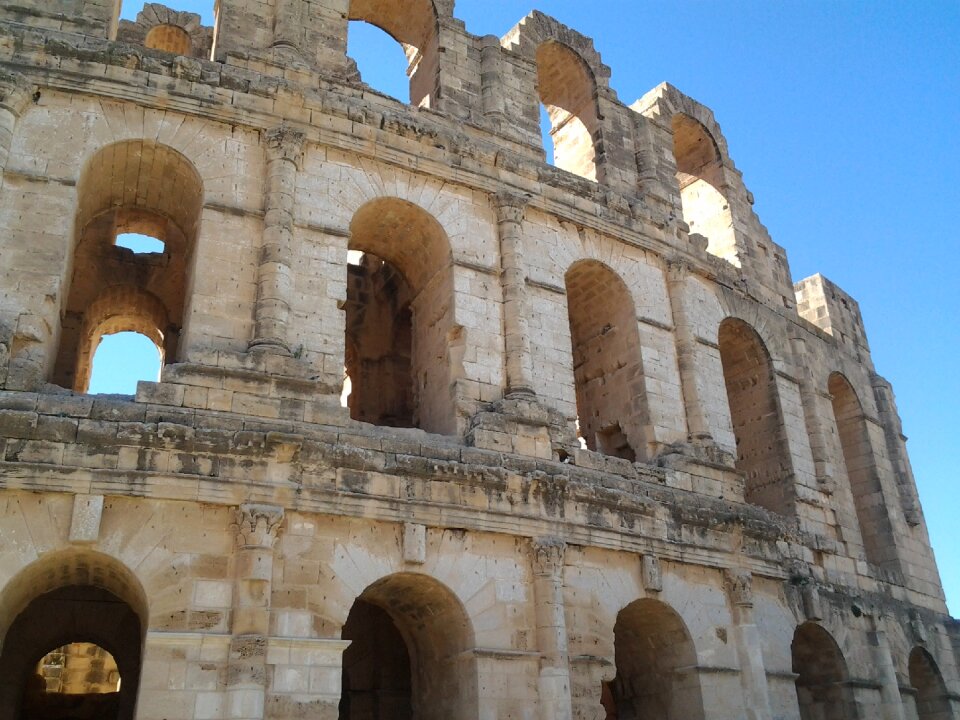 Antique building ruin