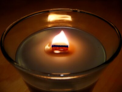 Fire candlelight light