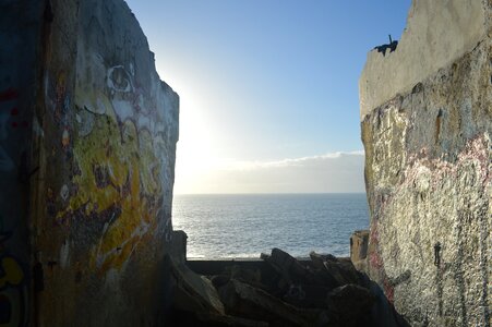 Bunker sea sky photo