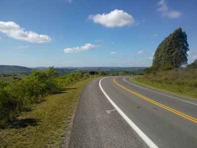 Road to bage rio grande do sul brazil