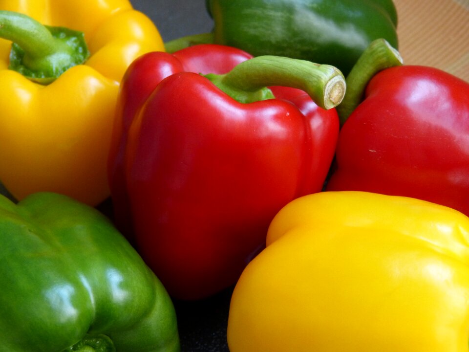 Vegetables yellow macro photography