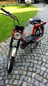 Means of transport two wheeled vehicle vehicle