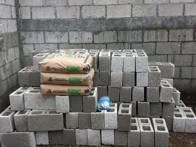 Concrete industry block photo