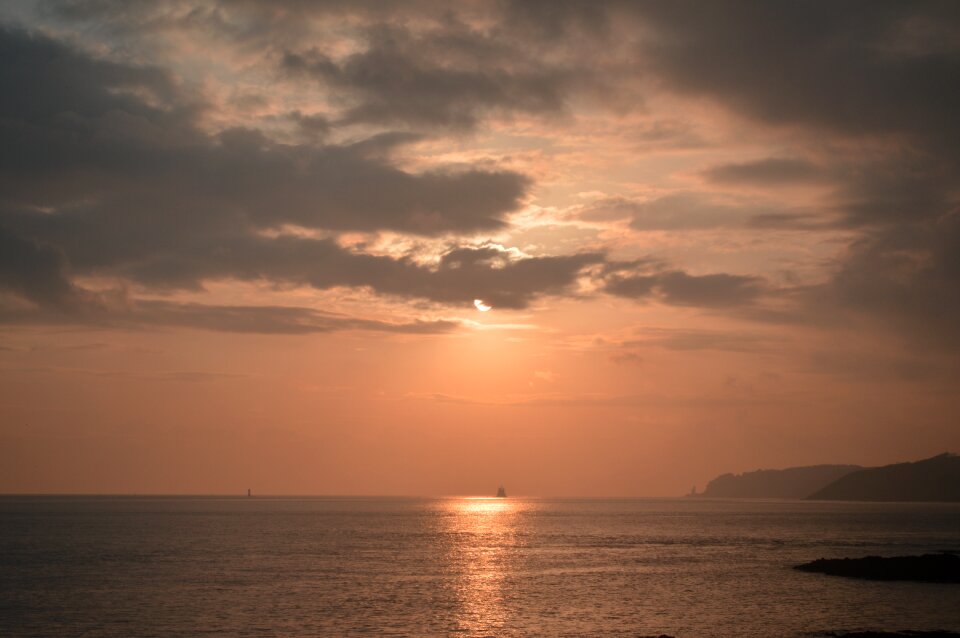 Sunset water sun