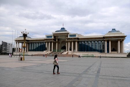 Ulan bator capital hauptplatz photo