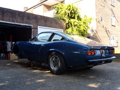 Automobile blue