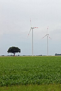 Wind energy wind turbine current photo