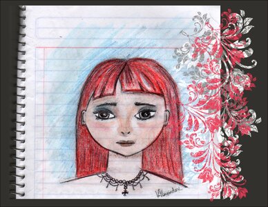 Illustration color pen