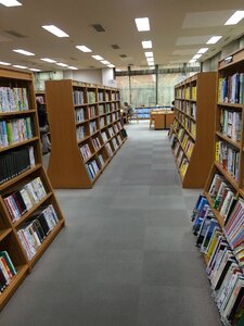 Library book bookshelf photo