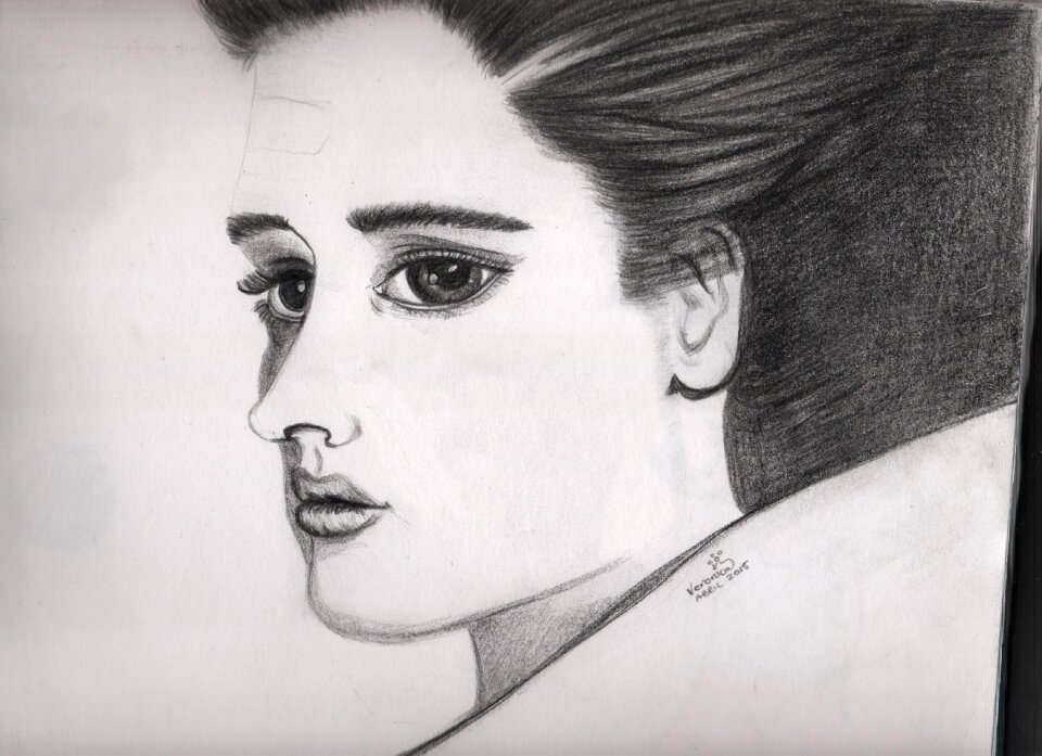 Drawing illustration black white