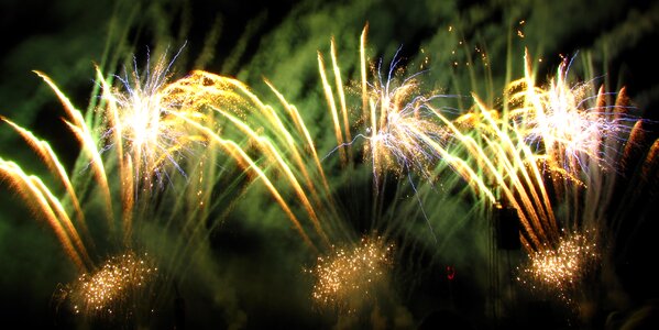 Rocket new year's eve fireworks art