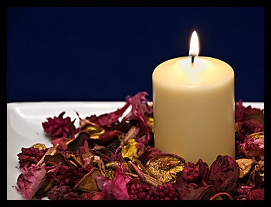 Candles still life light photo