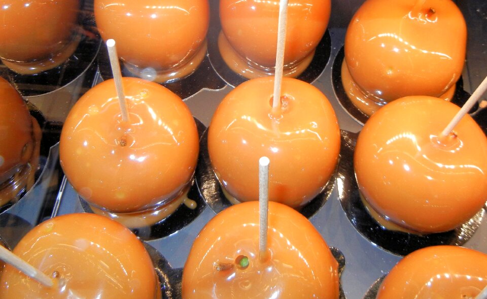 Candy food orange apple