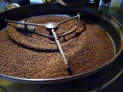 Coffee bean aroma brown photo