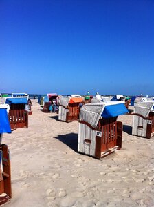 Beach sky blue