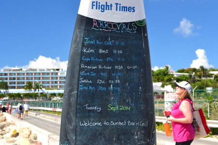 Tourism aircraft departures