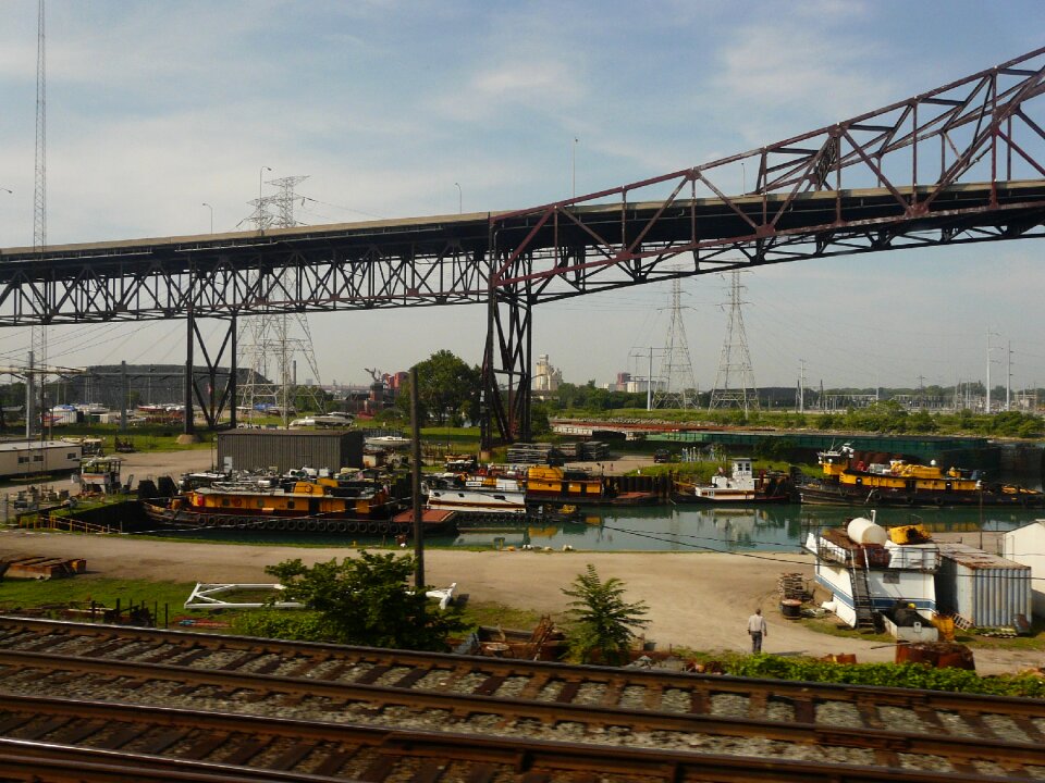 Train tracks port load