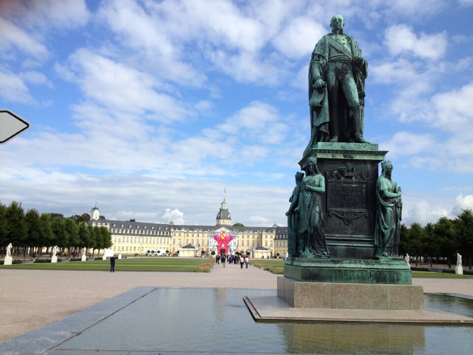 Germany karlsruhe statue